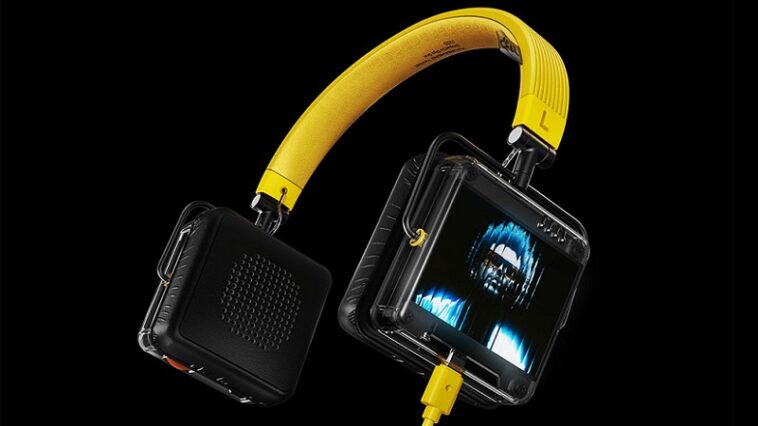 Futurehead : des écouteurs au design rétro-futuriste avec des écrans