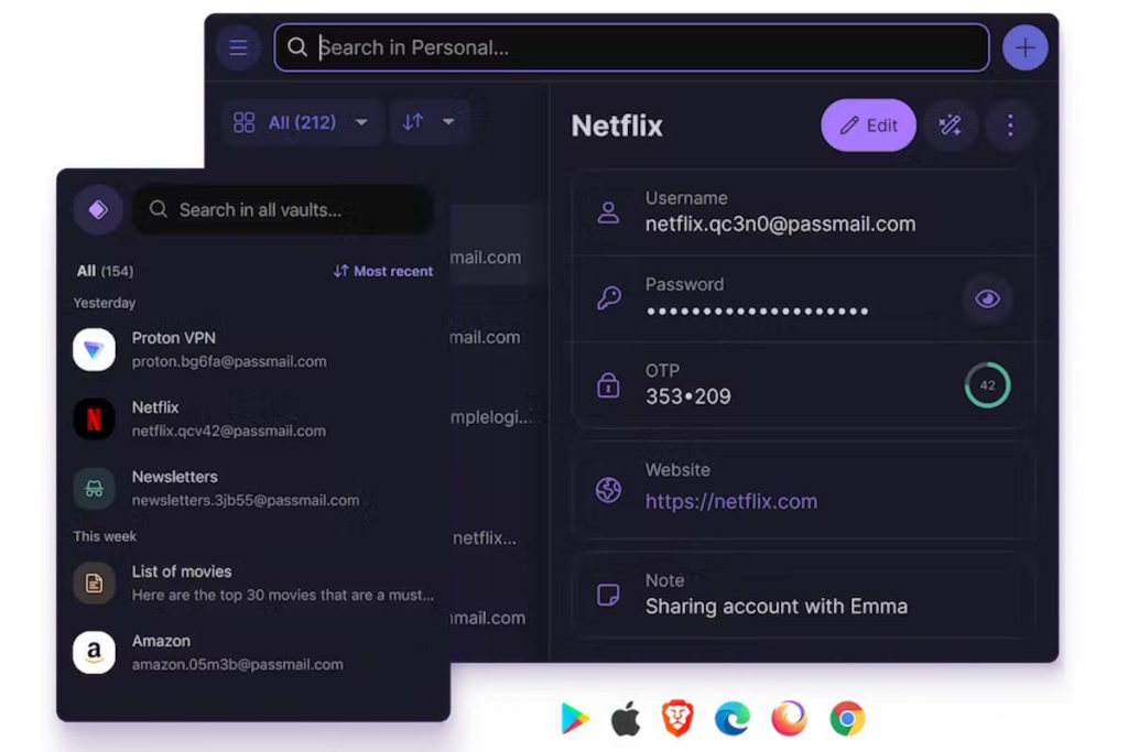 Proton Pass : La sécurité de ce nouveau gestionnaire de mots de passe est accessible à tous 3 Sécurité du gestionnaire de mots de passe Proton Pass