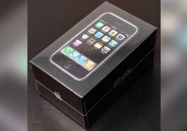 Imagem iPhone Original que poderá ser leiloado por 100 mil dólares