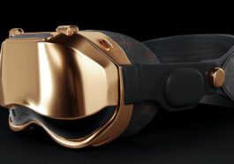 Imagem dos Apple Vision Pro pensados pela Caviar