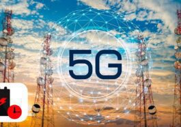 Ilustração do 5G impuro que drena a bateria muito rápido