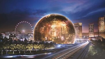 Esfera colossal, em Las Vegas