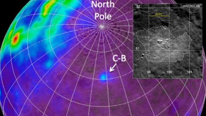 Des scientifiques découvrent une mystérieuse roche radioactive sur la face cachée de la Lune 3 Image de l'anomalie du thorium de Compton-Belkovich sur la Lune