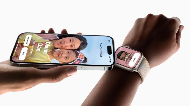 Image nameDrop du nouvel AirDrop