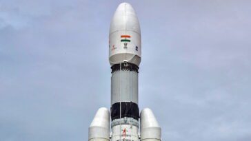 Chandrayaan-3 da Índia, lançado pela Indian Space Research Organisation (ISRO)