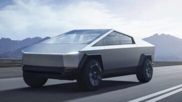 Cybertruck Tesla pickup Elon Musk Gigafactory
