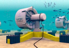 Imagem do projeto TidalWatt que tem uma objetivo gerar energia a partir das correntes do fundo do mar