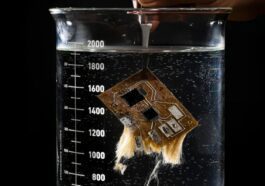 Circuits imprimés qui se dissolvent dans l'eau - la solution pour réduire votre empreinte carbone