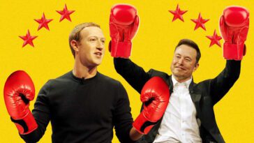 Elon Musk Mark Zukerberg X Threads luta
