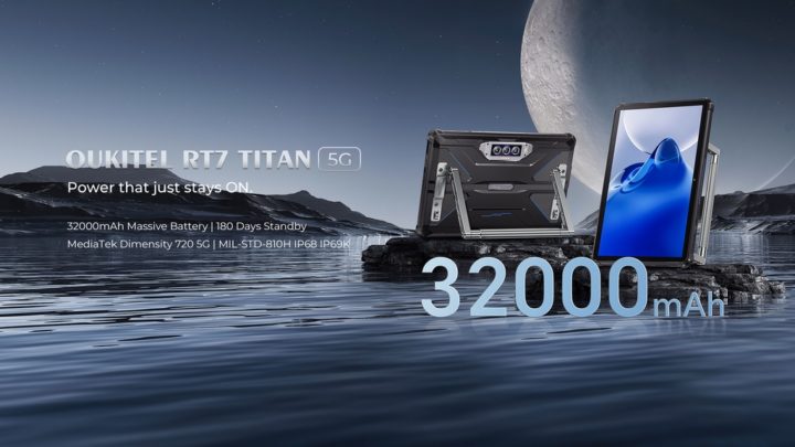 Oukitel RT7 Titan - La tablette durcie 5G avec batterie 32 000 mAh, pour environ 350 €