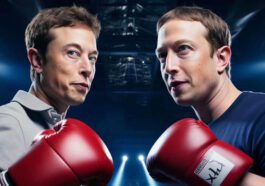 Mark Zuckerberg Elon Musk luta empenho