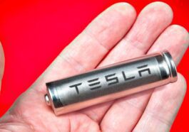 Imagem bateria Tesla produzida pela CATL