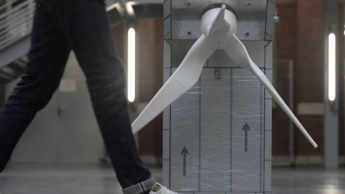 Torniquetes eólicos para gerar energia verde