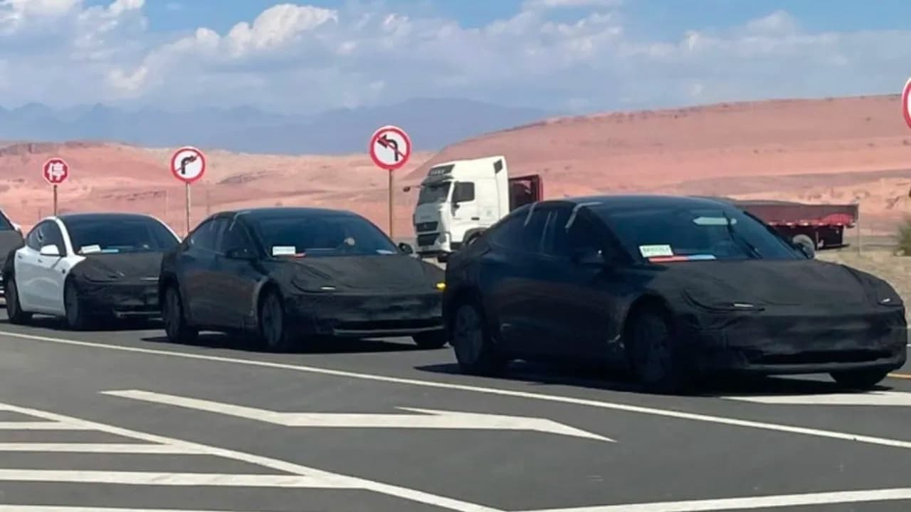 Plusieurs Tesla Model 3 Highlands subissent des tests à haute température en Chine