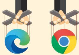 Microsoft Edge Google Chrome browsers