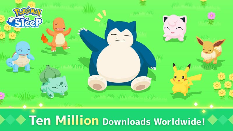 Le jeu Pokémon Sleep a atteint plus de 10 millions de téléchargements en un mois