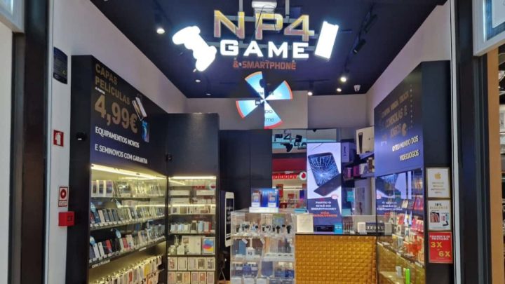 Magasin de jeux et smartphones NP4, à Norte Shopping