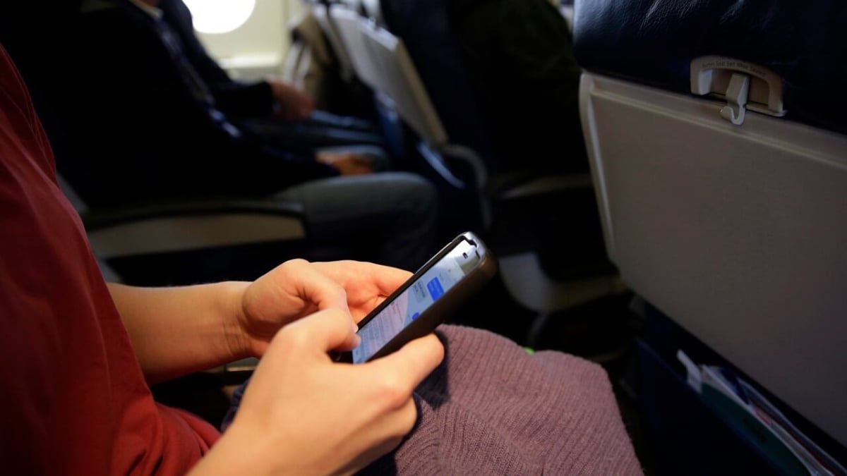 Dispositivos no avião