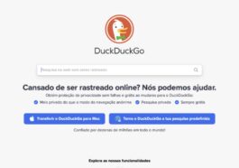 Imagem DuckDuck que poderia ter integrado o safari
