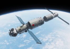 Ilustração da Estação Espacial da China
