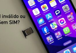 Ilustração iPhone com cartão SIM inválido