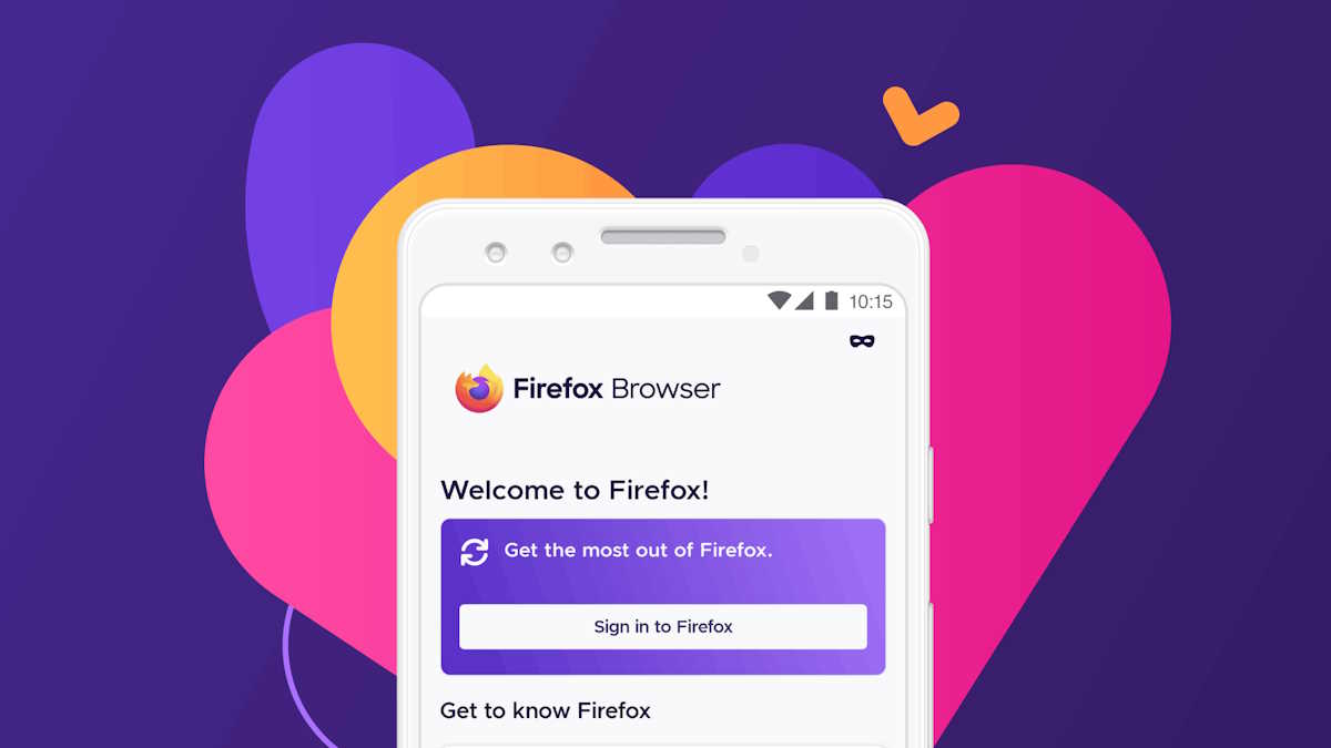Firefox Mozilla extensões Android