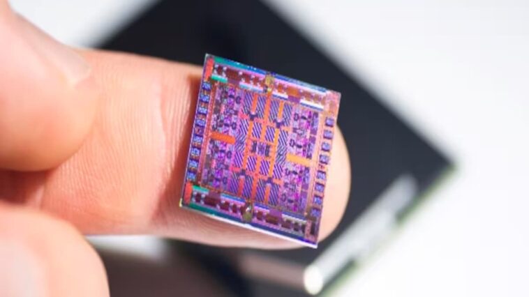 Ilustração de chip de 2nm da TSMC