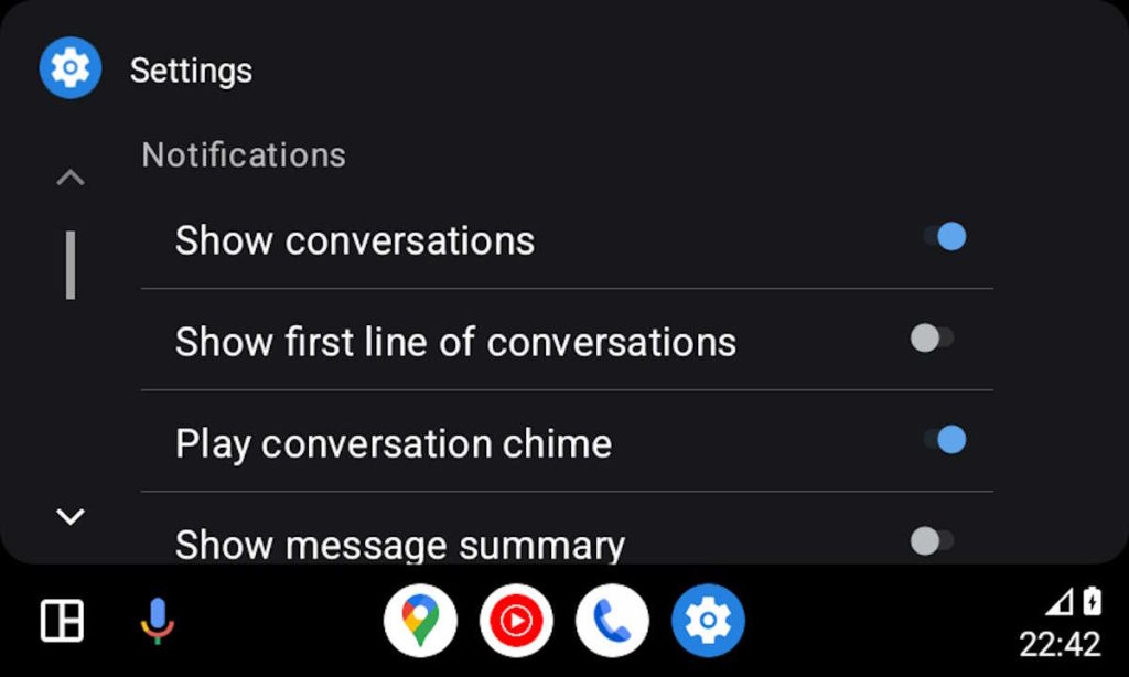 Messages IA de l'Assistant Google Android Auto