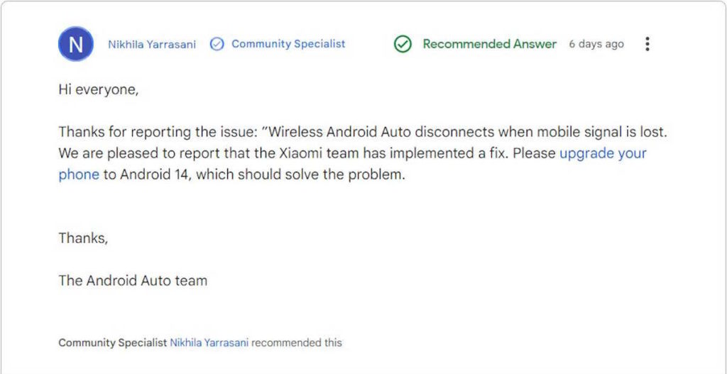 Android Auto rencontre des problèmes sur les smartphones Xiaomi et Google a déjà la solution 3 Smartphones Android Auto Xiaomi Google