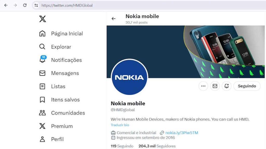 Nokia va-t-il vraiment disparaître ? HMD a déjà commencé à changer ses réseaux sociaux 3 Réseaux sociaux des smartphones Nokia HMD