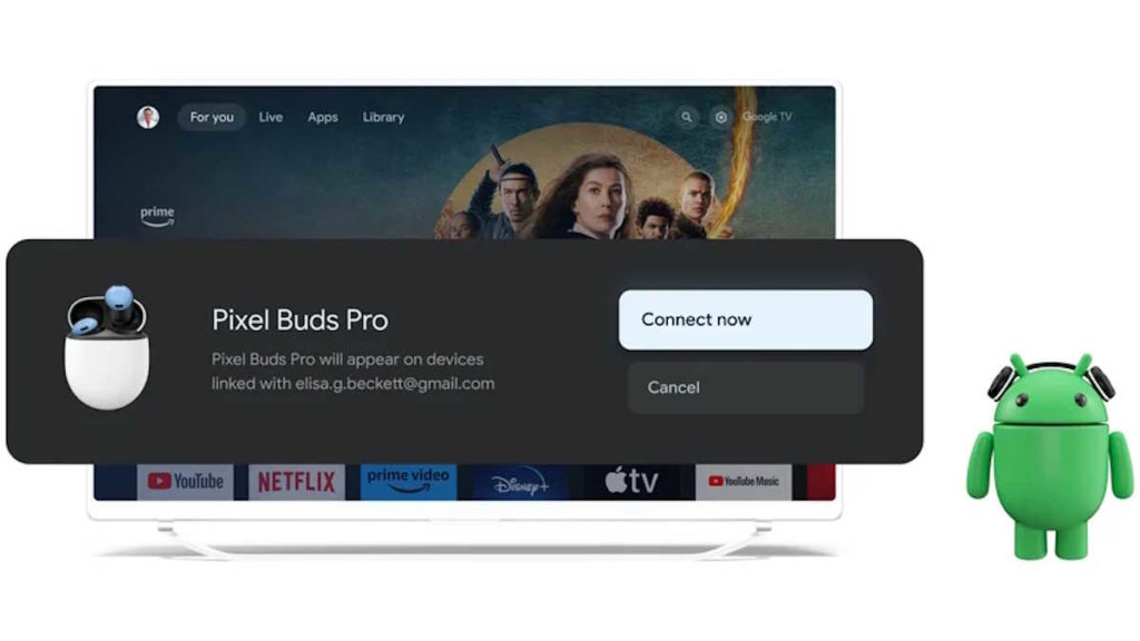 Google Partage rapide Android Samsung Chromecast