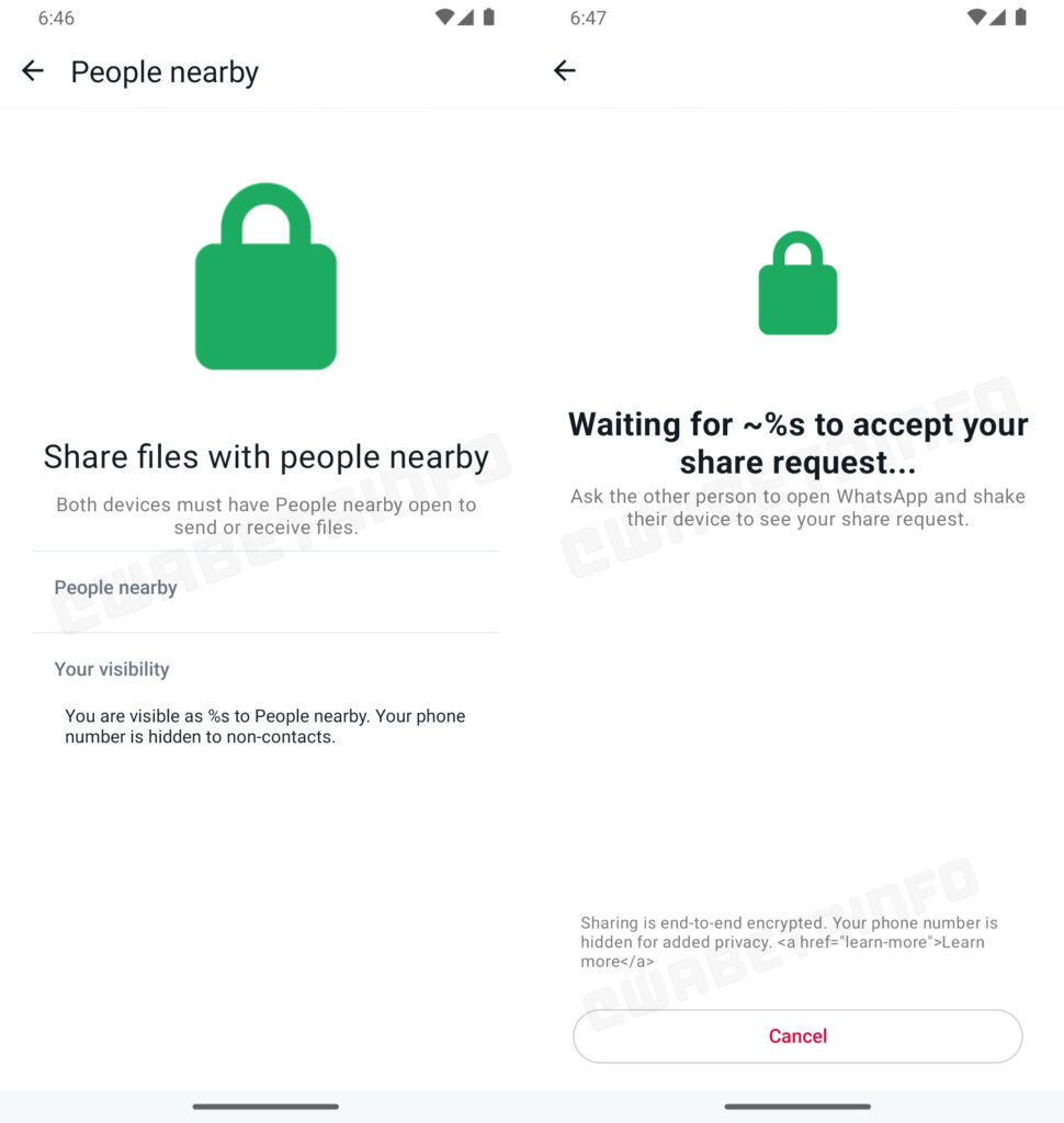 Échanger des fichiers entre smartphones ? WhatsApp aura un service dédié sur Android et iOS 3 WhatsApp échange des fichiers Meta sur smartphone