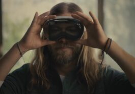Imagem Apple Vision Pro do vídeo Hello