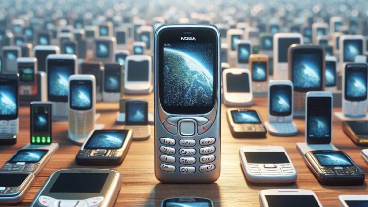 telemóveis vendidos Nokia 1100 iPhone smartphones