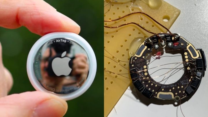 Image Apple AirTag piratée