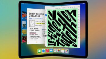 Apple dobrável iPad dispositivo ecrã