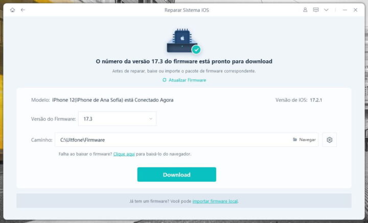 Réparation UltFone iOS/iPhone