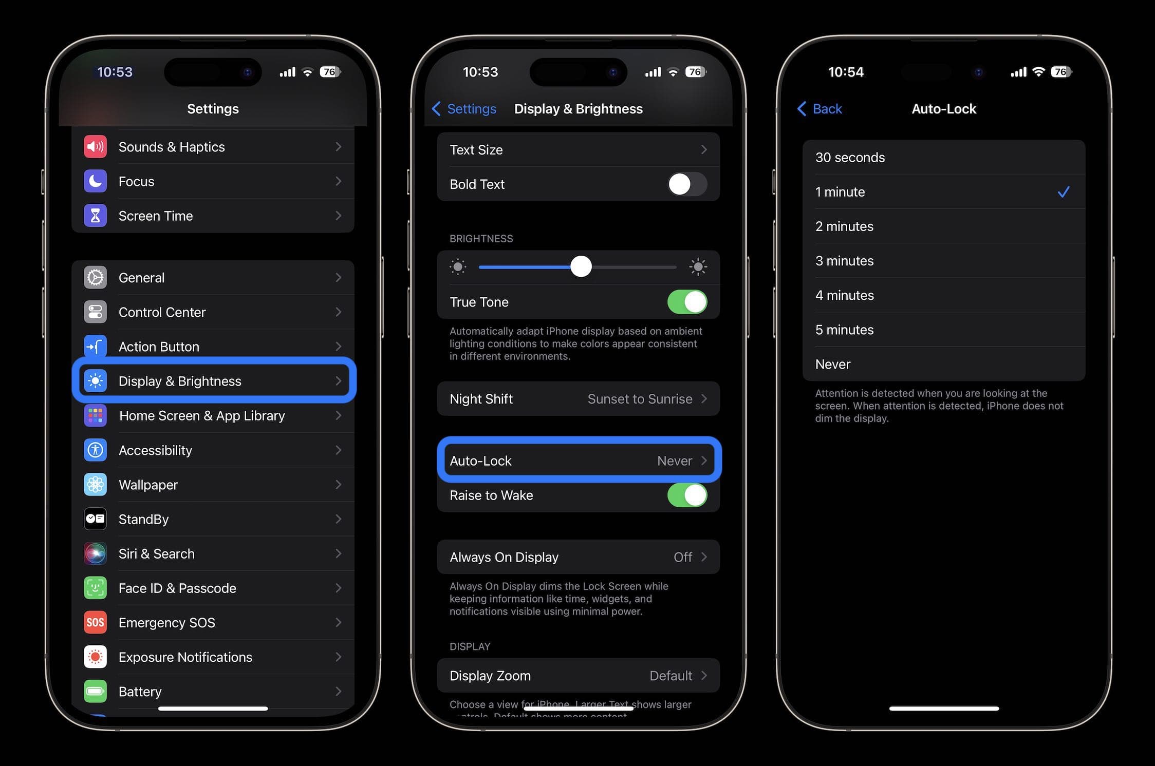 Améliorer la durée de vie de la batterie de l'iPhone 15 : qu'est-ce qui se cache derrière l'épuisement de votre batterie et comment y remédier 4 améliorer l'affichage du verrouillage automatique de la batterie de l'iPhone 15