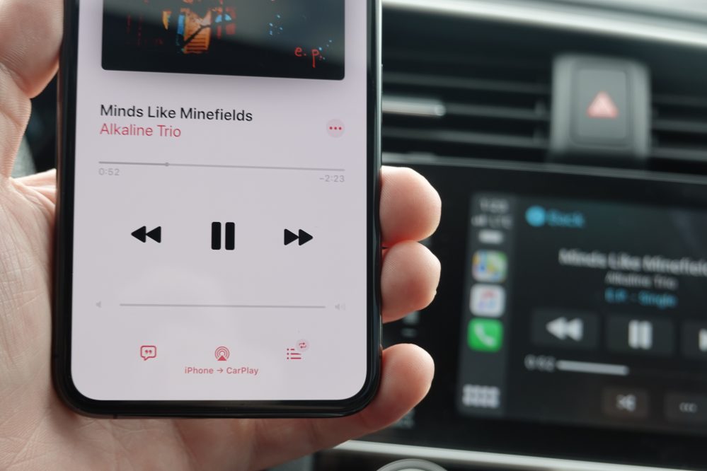 CarPlay sans fil utilisé