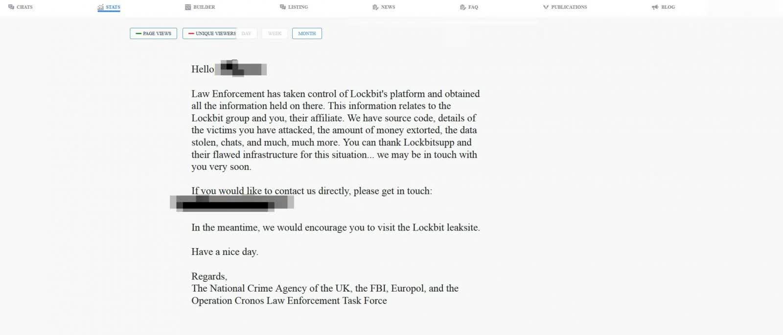 1708424708 52 Le site Web LockBit saisi et les operations perturbees dans