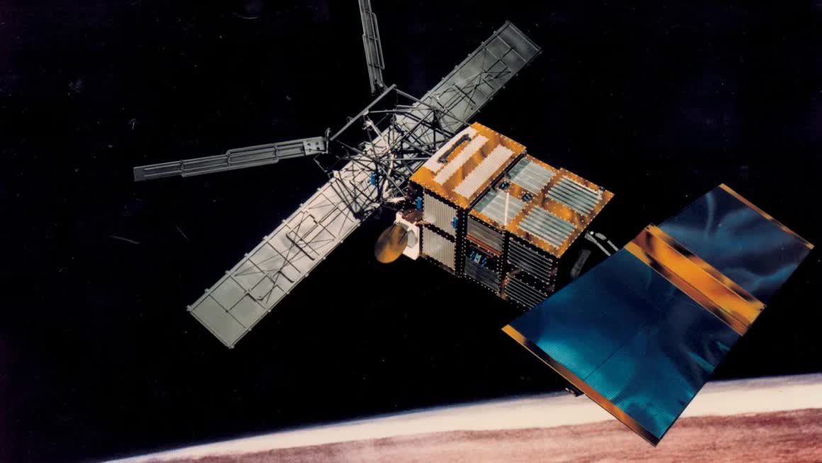 A satellite weighing as much as a large car makes an uncontrolled return to Earth tomorrow, but don