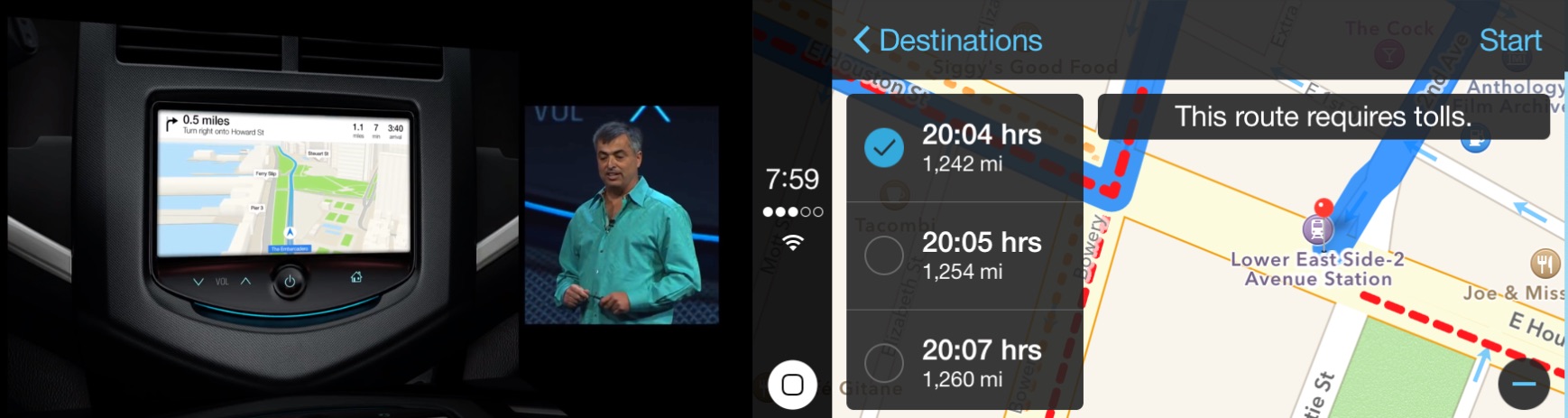 1709304032 728 Avant CarPlay Apple avait presente en avant premiere iOS dans la