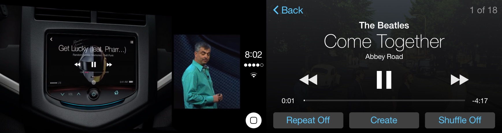 1709304032 733 Avant CarPlay Apple avait presente en avant premiere iOS dans la