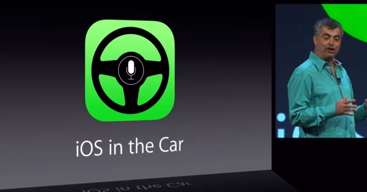 Avant CarPlay, Apple avait présenté en avant-première « iOS dans la voiture » avec un design très différent 4 Avant CarPlay, Apple avait présenté en avant-première « iOS dans la voiture » avec un design très différent