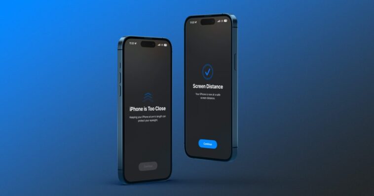 iPhone Screen Distance protège vos yeux, voici comment cela fonctionne 1 iPhone Screen Distance protège vos yeux, voici comment cela fonctionne