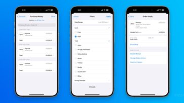 Apple repense la page Historique des achats de l'App Store avec plus de détails et de filtres