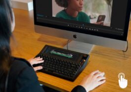 Ce clavier mécanique de style rétro comprend un écran tactile de 10 pouces