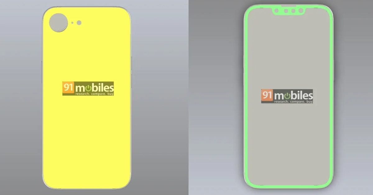De nouveaux rendus CAO révèlent la refonte de l'iPhone SE 4 qui abandonne enfin le bouton Accueil