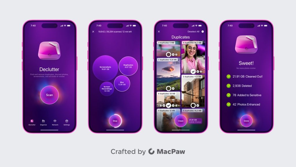 La nouvelle application CleanMyPhone de MacPaw désencombre et organise votre iPhone 2 La nouvelle application CleanMyPhone de MacPaw desencombre et organise votre