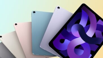 L'iPad Air 6 aurait à nouveau une caméra frontale en mode paysage